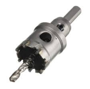 Carbide Tipped Holesaw 19mm – Tungsten Carbide Metal Cutting Hole Saw for Steel, Stainless & Alloy